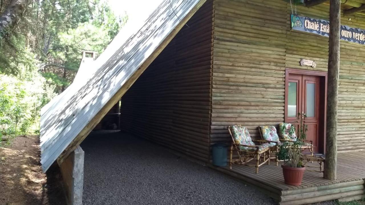 Chalé Estância Ouro Verde Lages Esterno foto