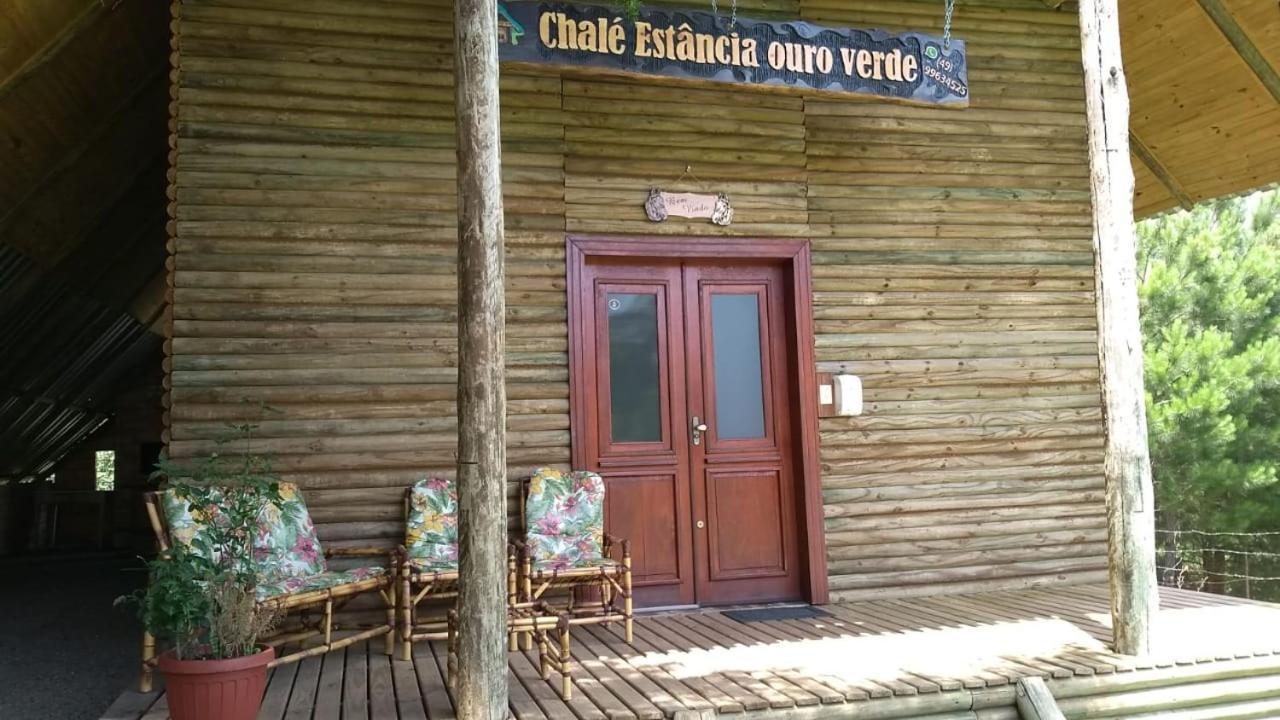 Chalé Estância Ouro Verde Lages Esterno foto